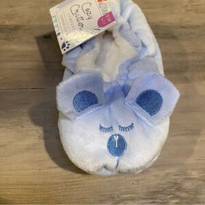 Slippers Cozy puppy size 6-7.5‎ womens blue non slip